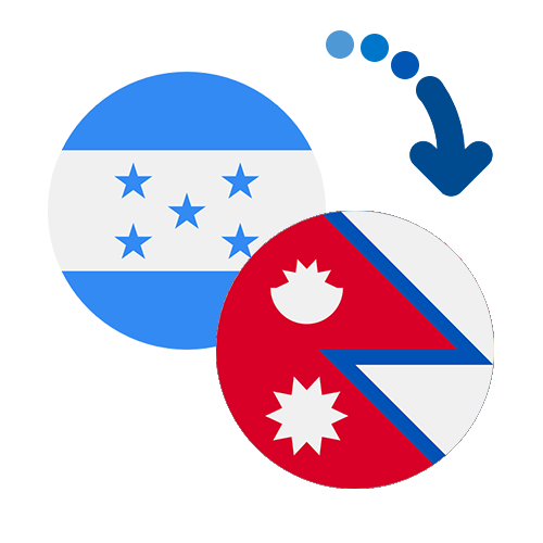 Wie kann man online Geld von Honduras nach Nepal senden?
