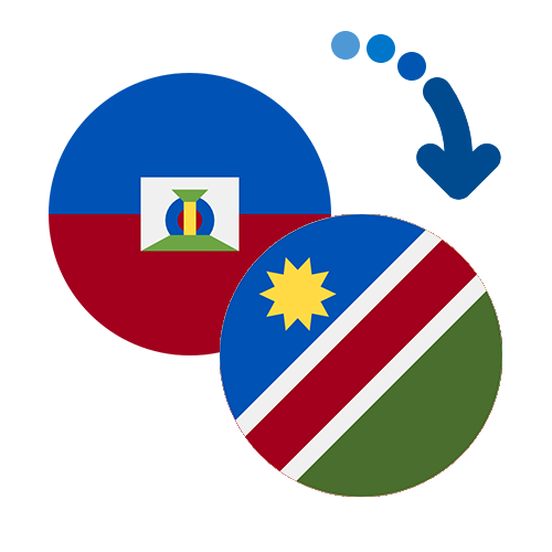 Wie kann man online Geld von Haiti nach Namibia senden?