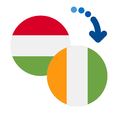 Wie kann man online Geld von Ungarn nach die Elfenbeinküste senden?