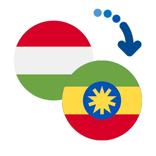 Wie kann man online Geld von Ungarn nach Äthiopien senden?
