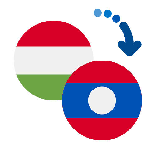 Wie kann man online Geld von Ungarn nach Laos senden?