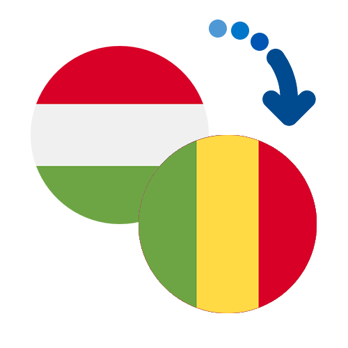 Wie kann man online Geld von Ungarn nach Mali senden?