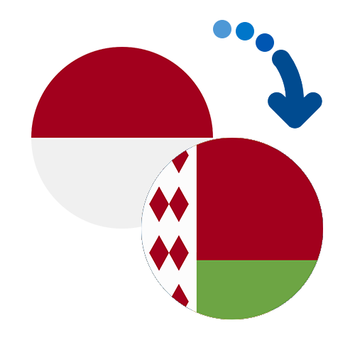 Wie kann man online Geld von Indonesien nach Belarus senden?