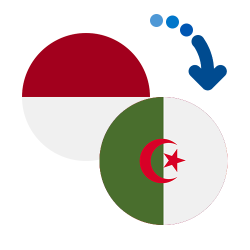 Wie kann man online Geld von Indonesien nach Algerien senden?