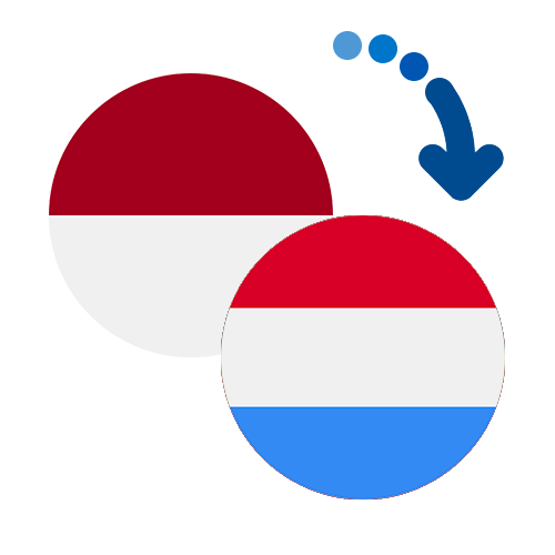 ¿Cómo mandar dinero de Indonesia a Luxemburgo?