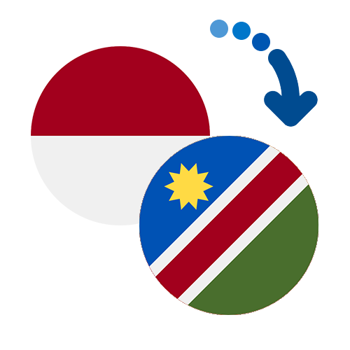 ¿Cómo mandar dinero de Indonesia a Namibia?