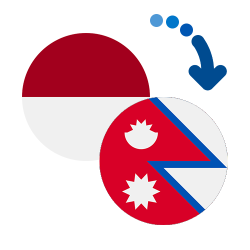 Wie kann man online Geld von Indonesien nach Nepal senden?