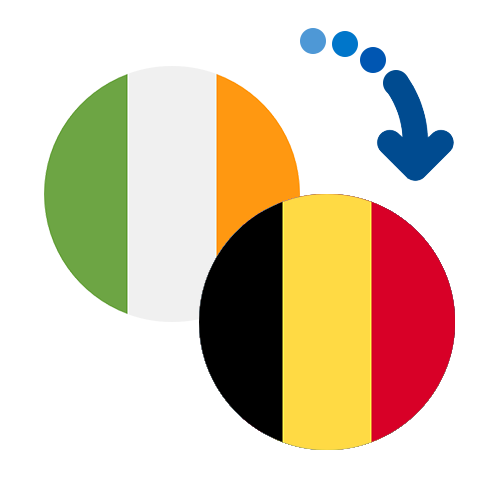 How to send money from Ireland to Belgium