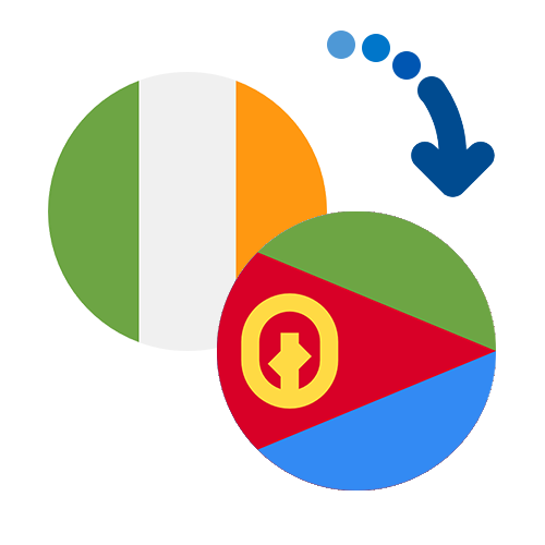 Wie kann man online Geld von Irland nach Eritrea senden?
