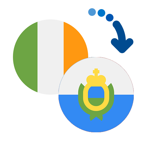 Wie kann man online Geld von Irland nach San Marino senden?