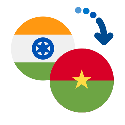¿Cómo mandar dinero de la India a Burkina Faso?