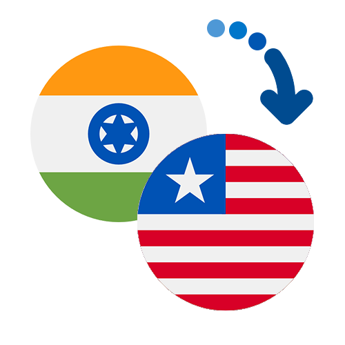 How to send money from India to Liberia