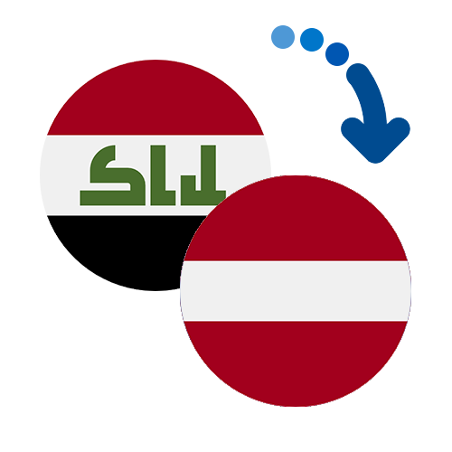 Wie kann man online Geld von dem Irak nach Lettland senden?