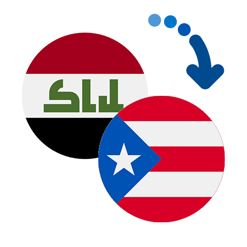 Wie kann man online Geld von dem Irak nach Puerto Rico senden?