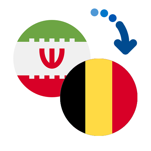How to send money from Iran to Belgium