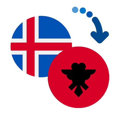 How to send money from Iceland to Albania