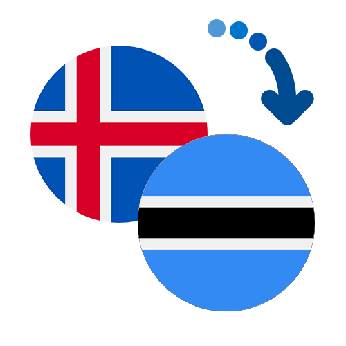 Как перевести деньги из Исландии в Ботсвану