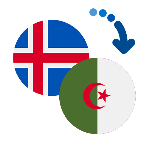 ¿Cómo mandar dinero de Islandia a Argelia?