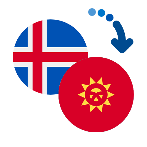 ¿Cómo mandar dinero de Islandia a Kirguistán?