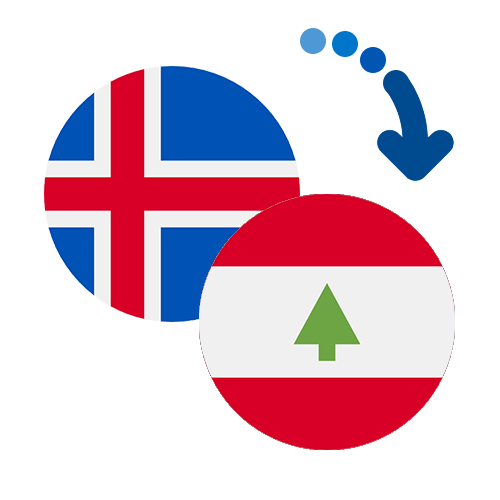 How to send money from Iceland to Lebanon