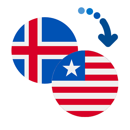How to send money from Iceland to Liberia