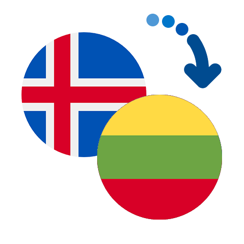 How to send money from Iceland to Lithuania