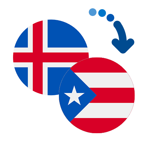 How to send money from Iceland to Puerto Rico