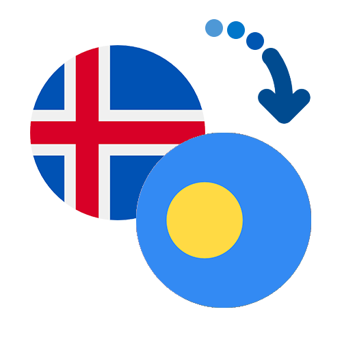 How to send money from Iceland to Palau
