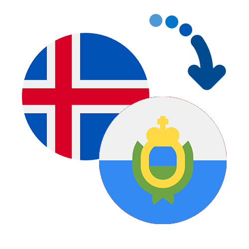 Jak wysłać pieniądze z Islandii do San Marino online?