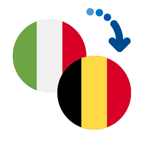 How to send money from Italy to Belgium