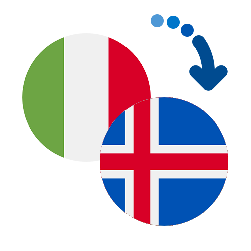Как перевести деньги из Италии в Исландию