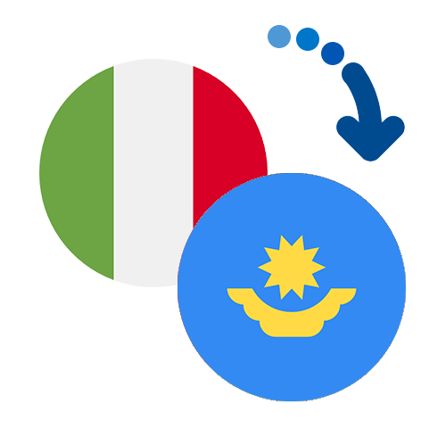 Wie kann man online Geld von Italien nach Kasachstan senden?