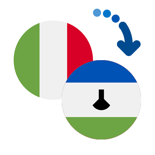 Wie kann man online Geld von Italien nach Lesotho senden?