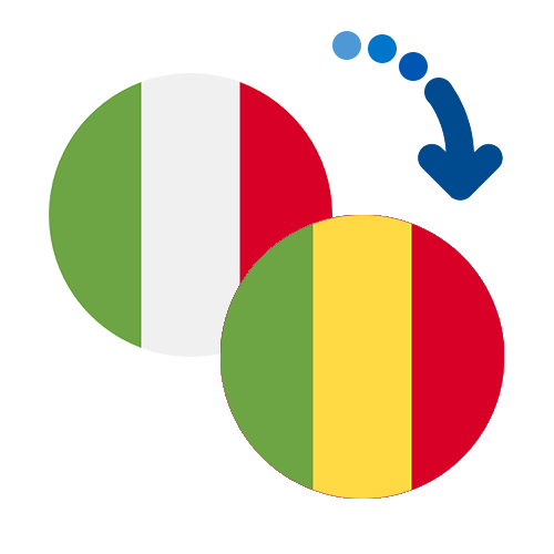 Wie kann man online Geld von Italien nach Mali senden?