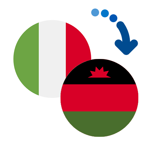 Wie kann man online Geld von Italien nach Malawi senden?