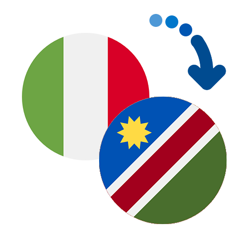 Как перевести деньги из Италии в Намибию