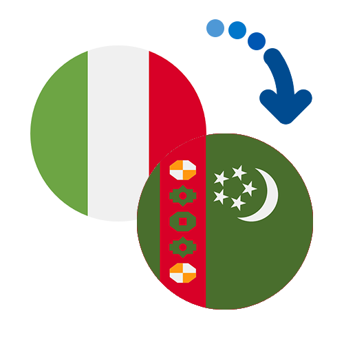 Как перевести деньги из Италии в Туркменистан