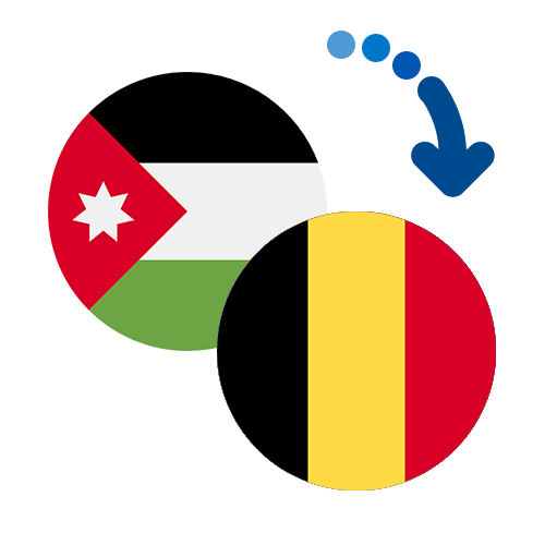 How to send money from Jordan to Belgium