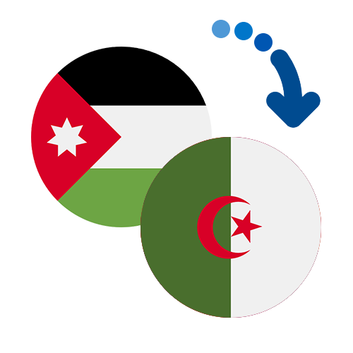 Wie kann man online Geld von Jordanien nach Algerien senden?