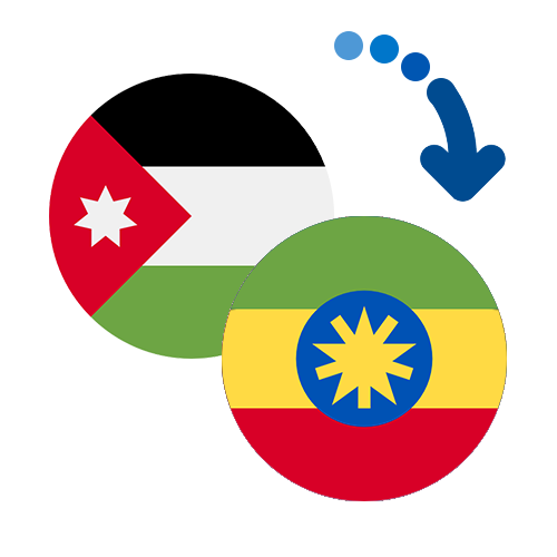 Wie kann man online Geld von Jordanien nach Äthiopien senden?