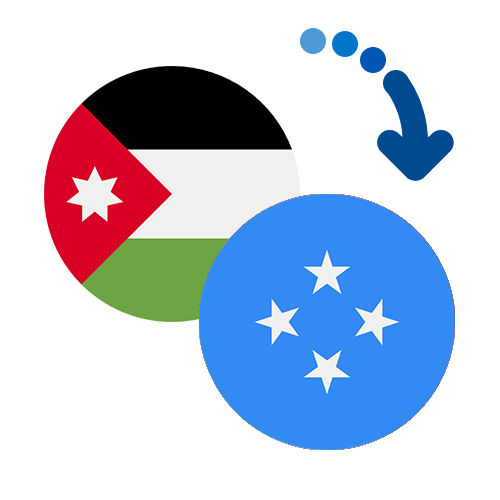 Jak wysłać pieniądze z Jordanii do Mikronezji online?