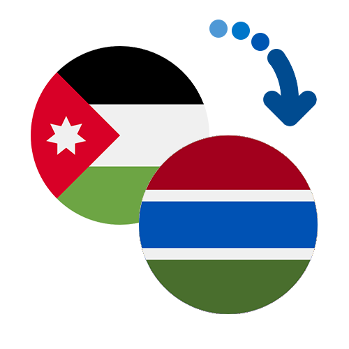 ¿Cómo mandar dinero de Jordania a Gambia?