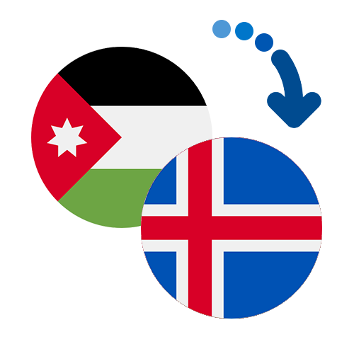 How to send money from Jordan to Iceland