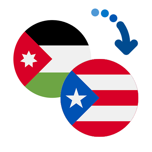 Jak wysłać pieniądze z Jordanii do Portoryko online?