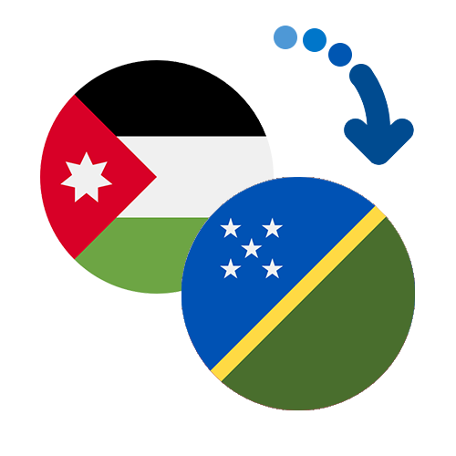 Wie kann man online Geld von Jordanien auf die Salomon-Inseln senden?