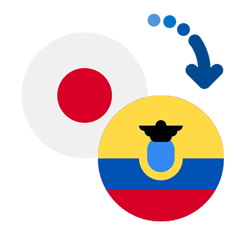 Wie kann man online Geld von Japan nach Ecuador senden?