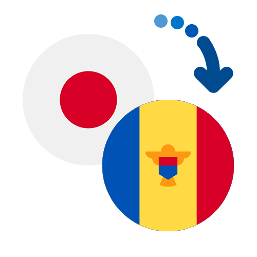 Wie kann man online Geld von Japan nach Moldawien senden?