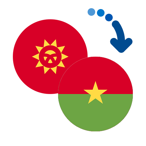 ¿Cómo mandar dinero de Kirguistán a Burkina Faso?