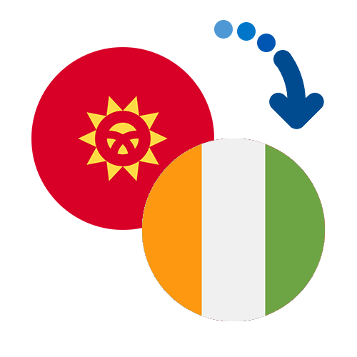 ¿Cómo mandar dinero de Kirguistán a Costa de Marfil?