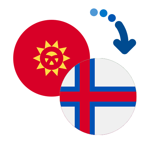 Wie kann man online Geld von Kirgisistan auf die Färöer Inseln senden?